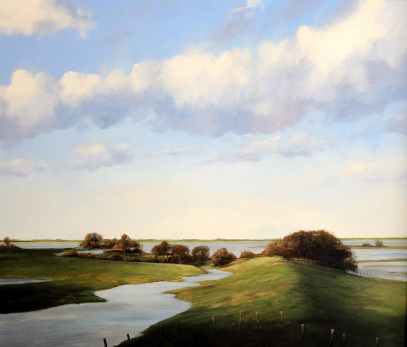 KEES ALDERLIESTEN. Riverside landskap.