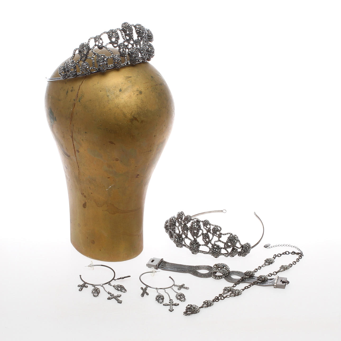 PARTI SMYCKEN, 5 delar, metall, Laila Bagge, Rock By Sweden, 2000-tal.