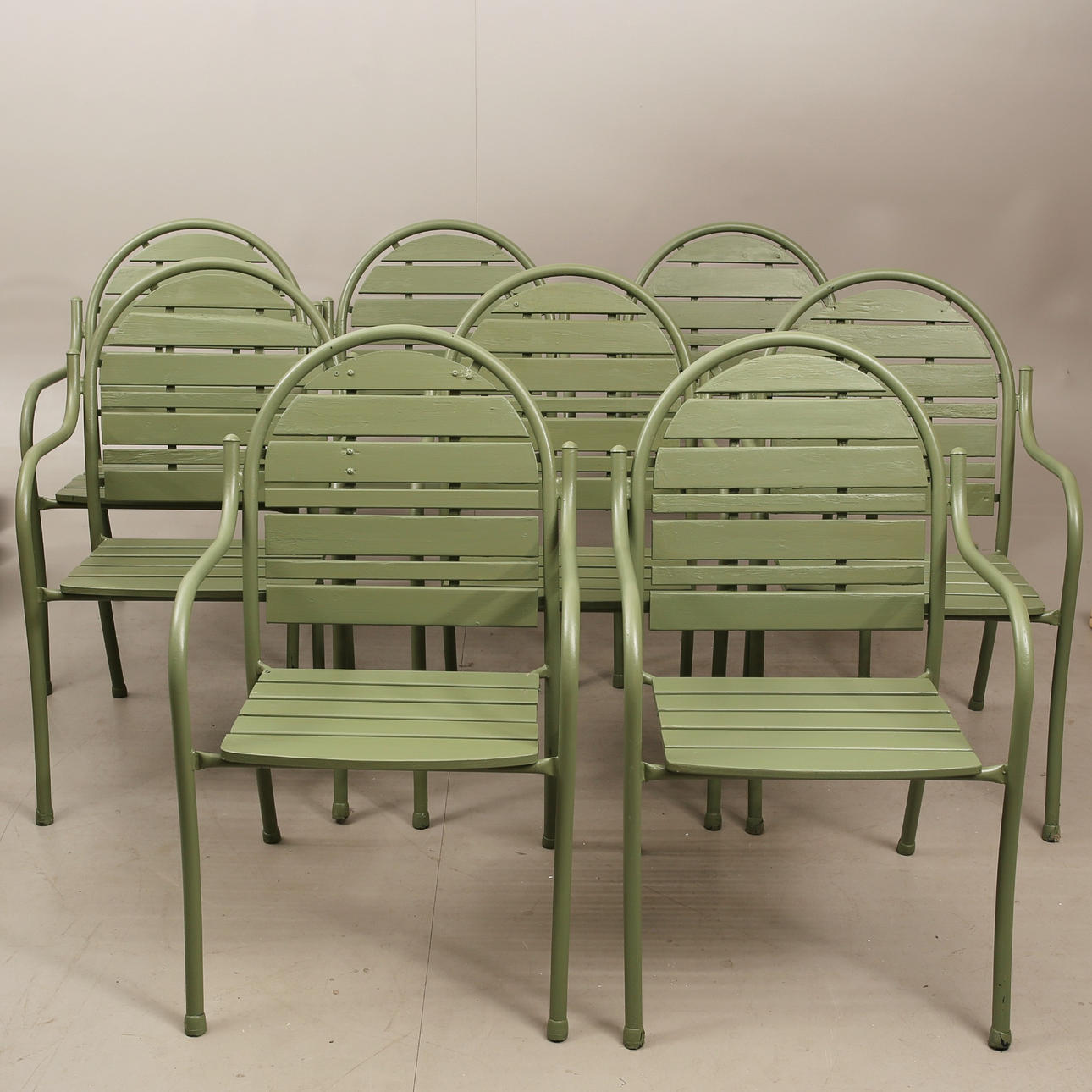 HAVESTOLE træ og metal, KWA, 8 stk.