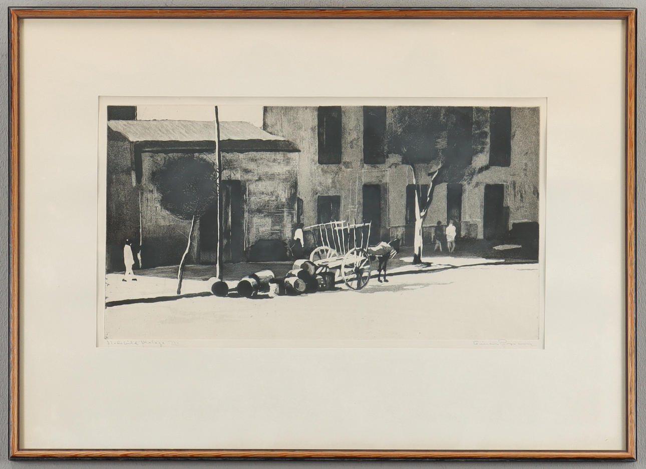 EINAR PERSSON. "Stadsbild Malaga".