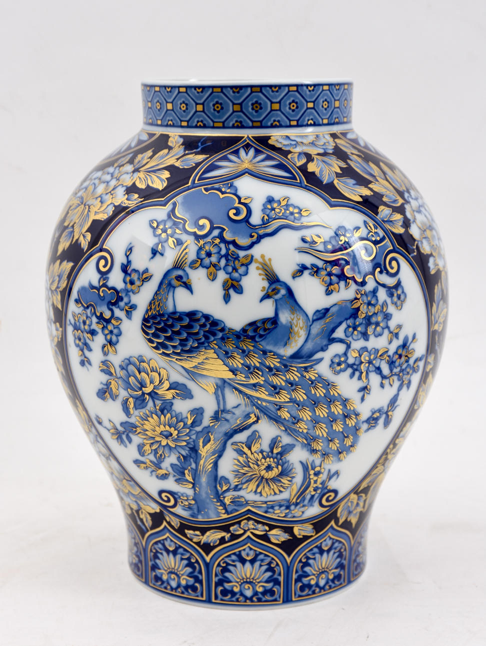 KAISER W. GERMANY. ”vas” koboltblå.