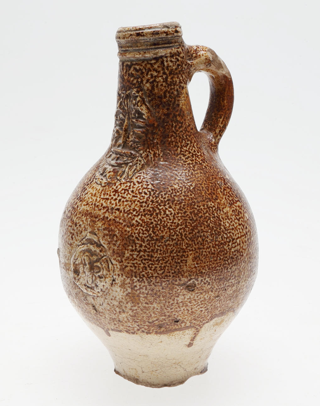 BARTMANKRUS, saltglaserat stengods, troligen Tyskland, 1600-tal.