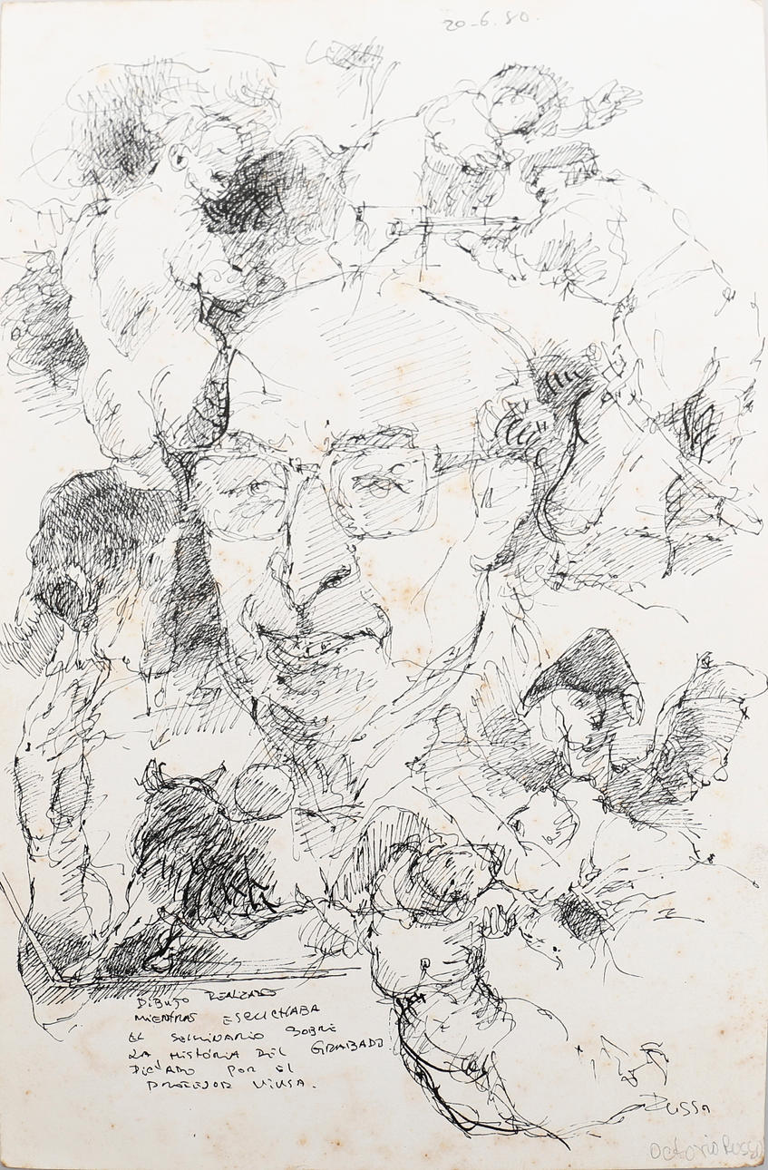 OCTAVIO RUSSO. Porträtt av Manuel Viusà.