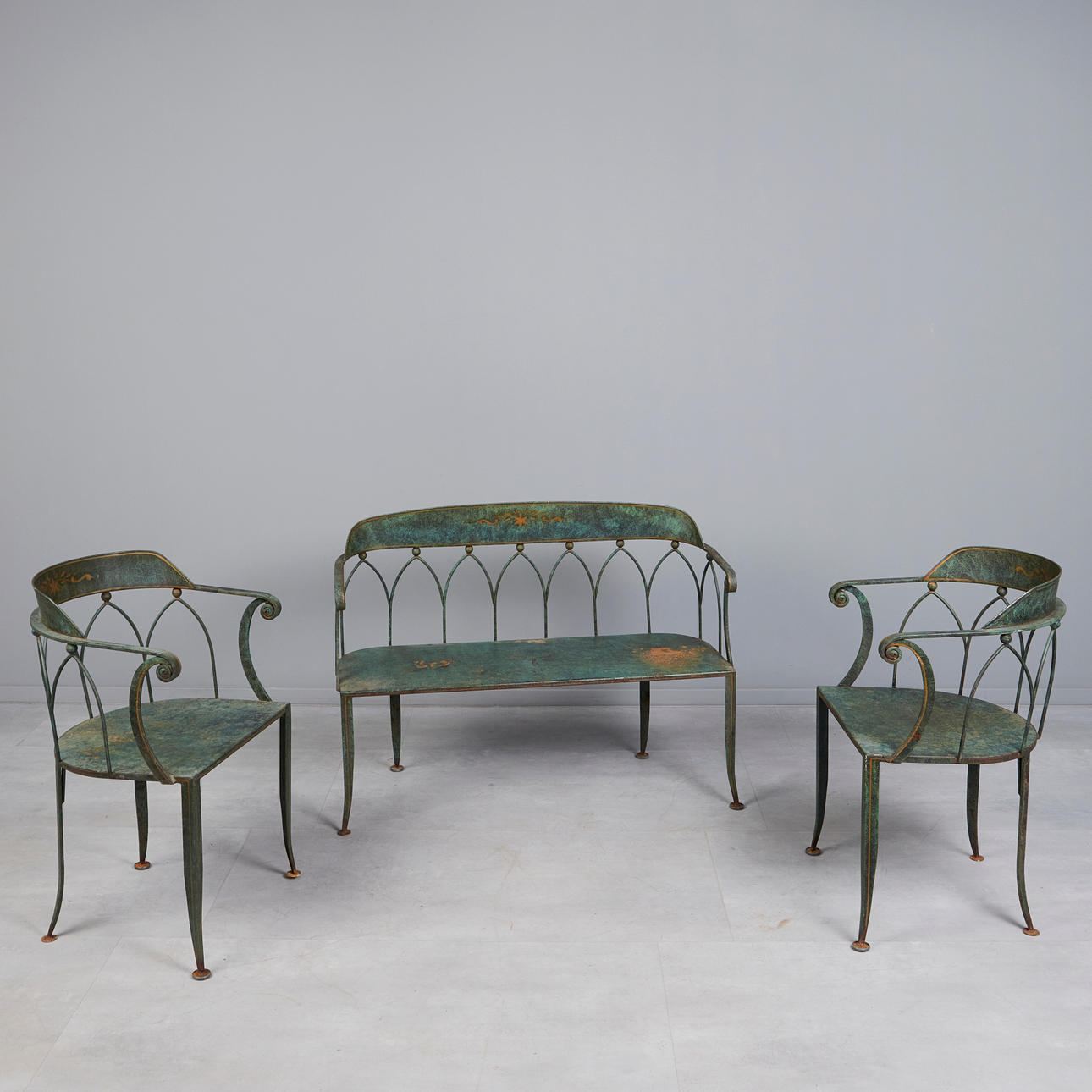 trädgårdsmöbler, metall (3).