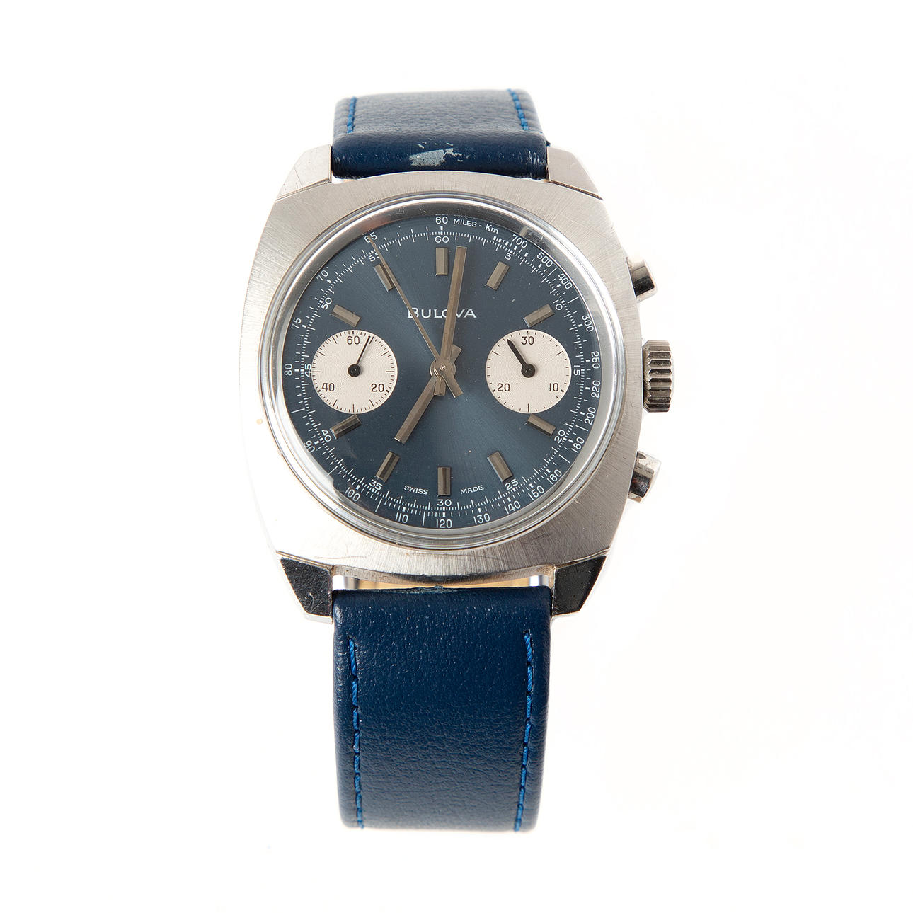 BULOVA, armbandsur, stål, 1970-tal.