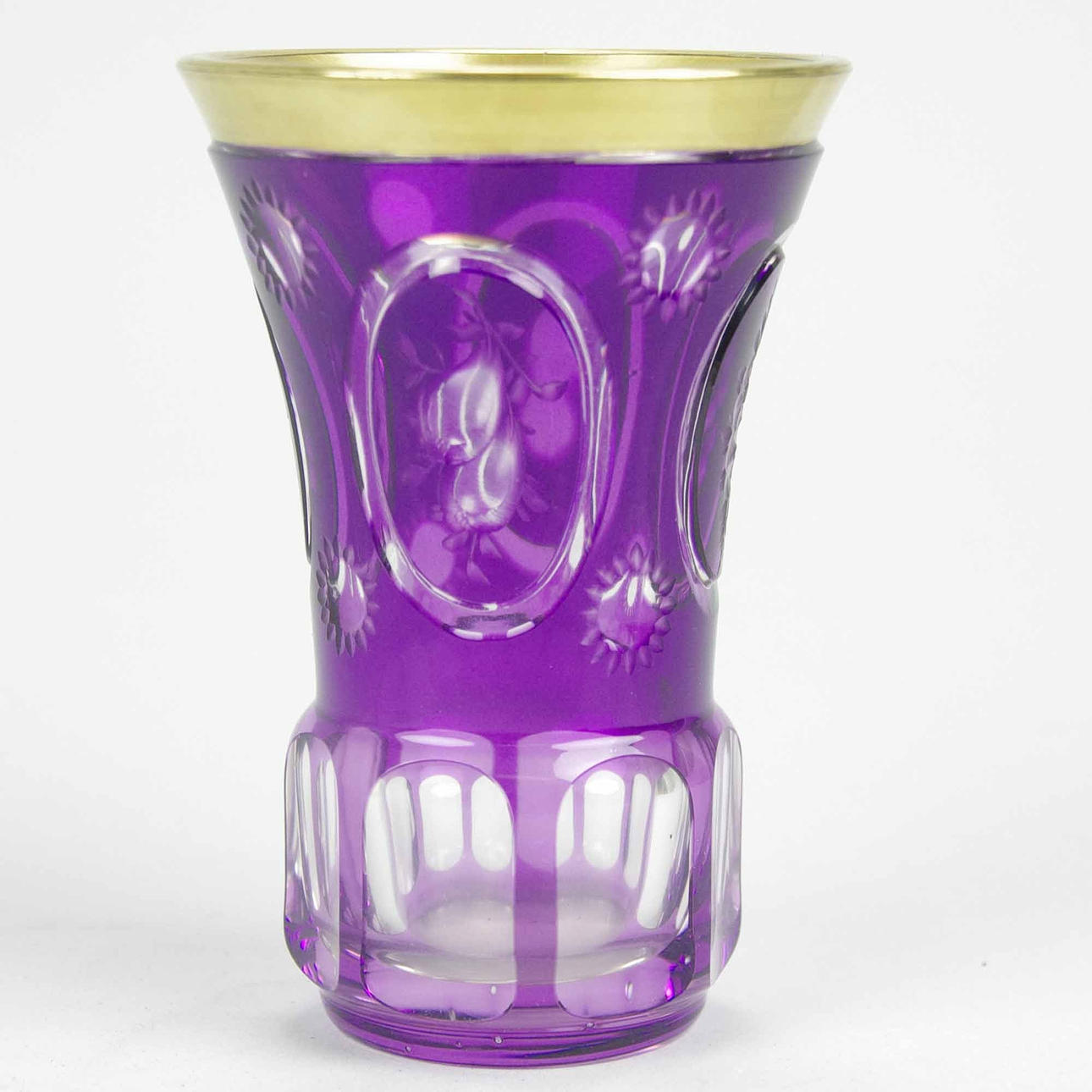 POKALGLAS, Böhmisk kristall, tidigt 1900-tal.