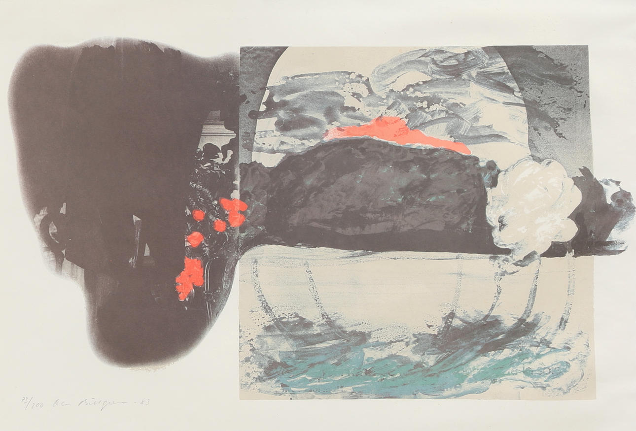 OLA BILLGREN. Lithograph, signed and numbered.