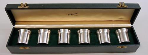 6 SNAPS CUPS, i etui, Sverige.