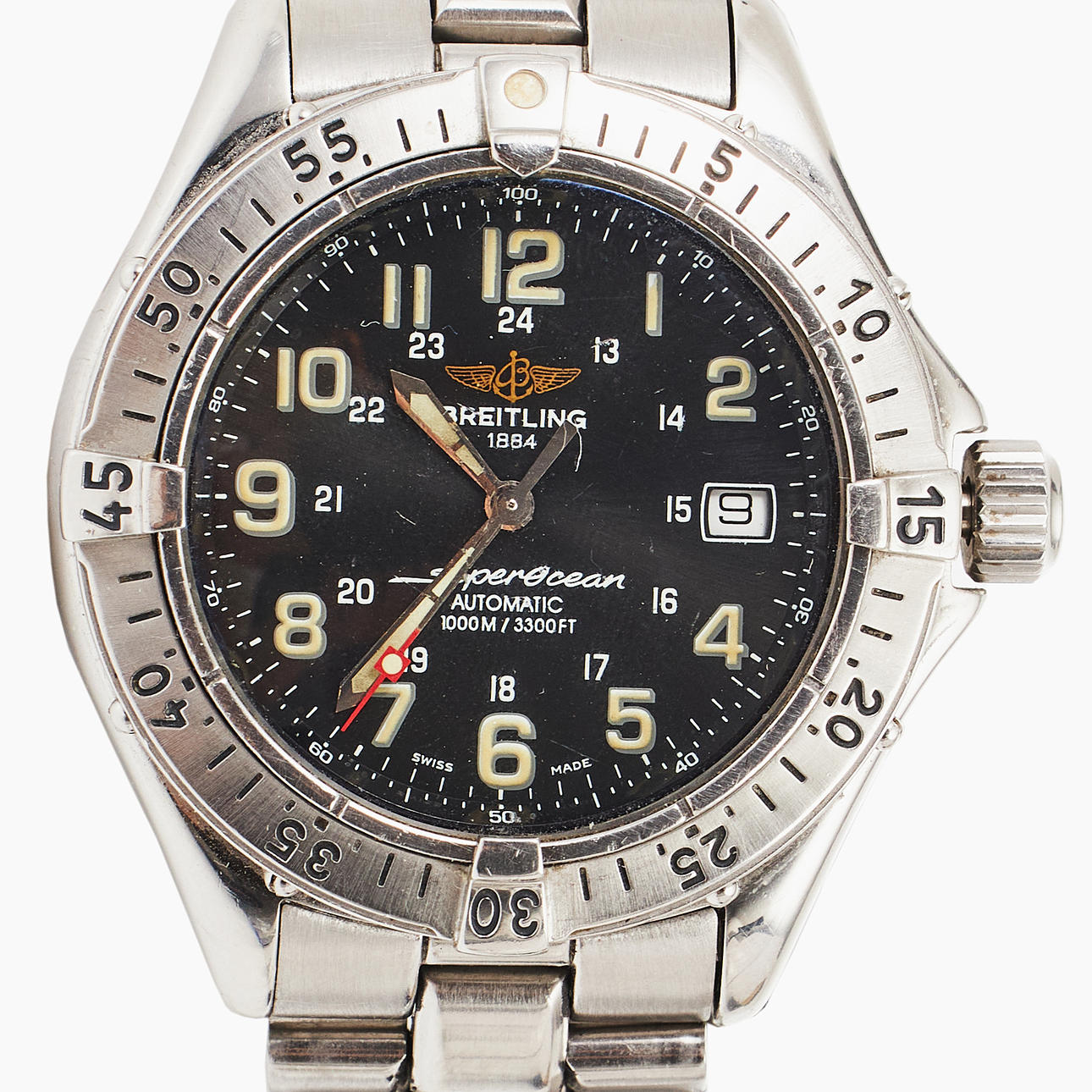 BREITLING, wristwatch, SuperOcean, steel, approx 1997.