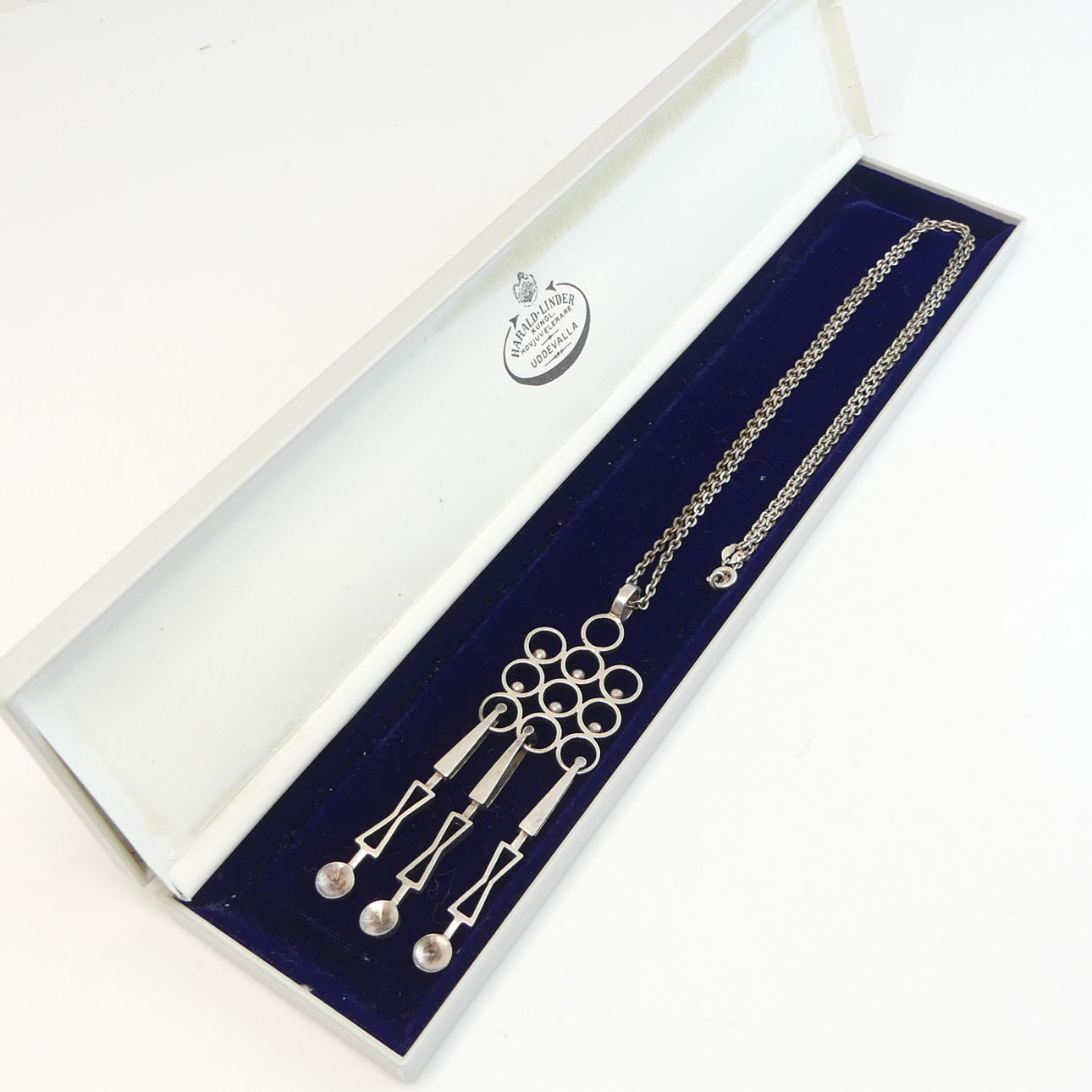 JORMA LAINE. halskæde, sølv, Finland.