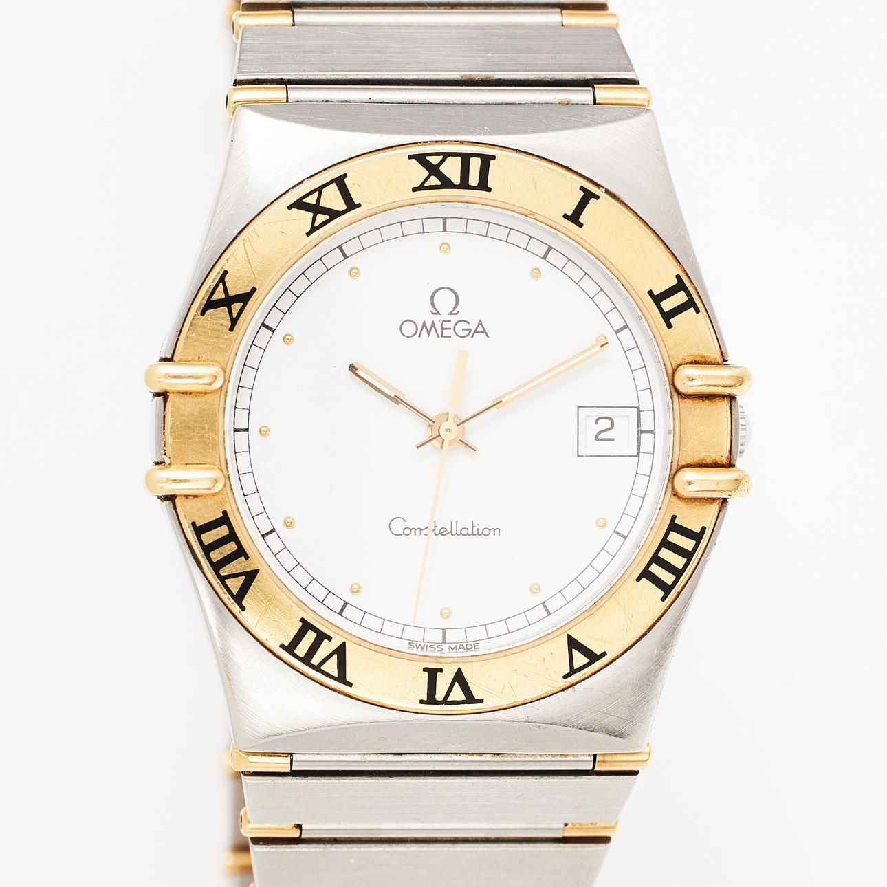 OMEGA, armbandsur, Constellation, guld/stål, ca 1993.