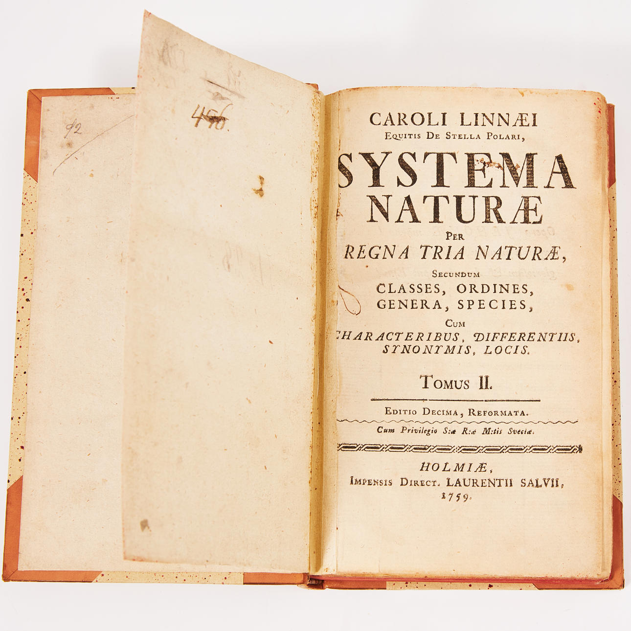 LINNAEUS Systema naturae, parte II, ed. decima, Estocolmo 1759.