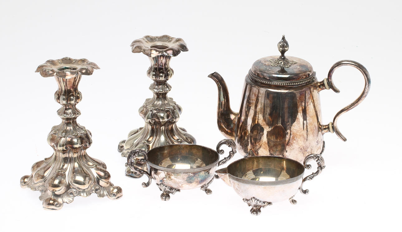 PARTI NYSILVER, 5 delar, 1900-tal.