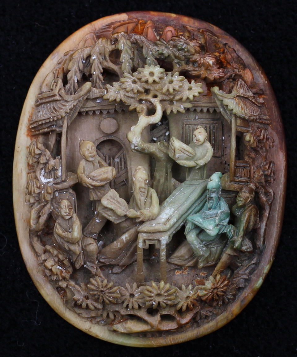 AMULETT, ben, orientalisk.