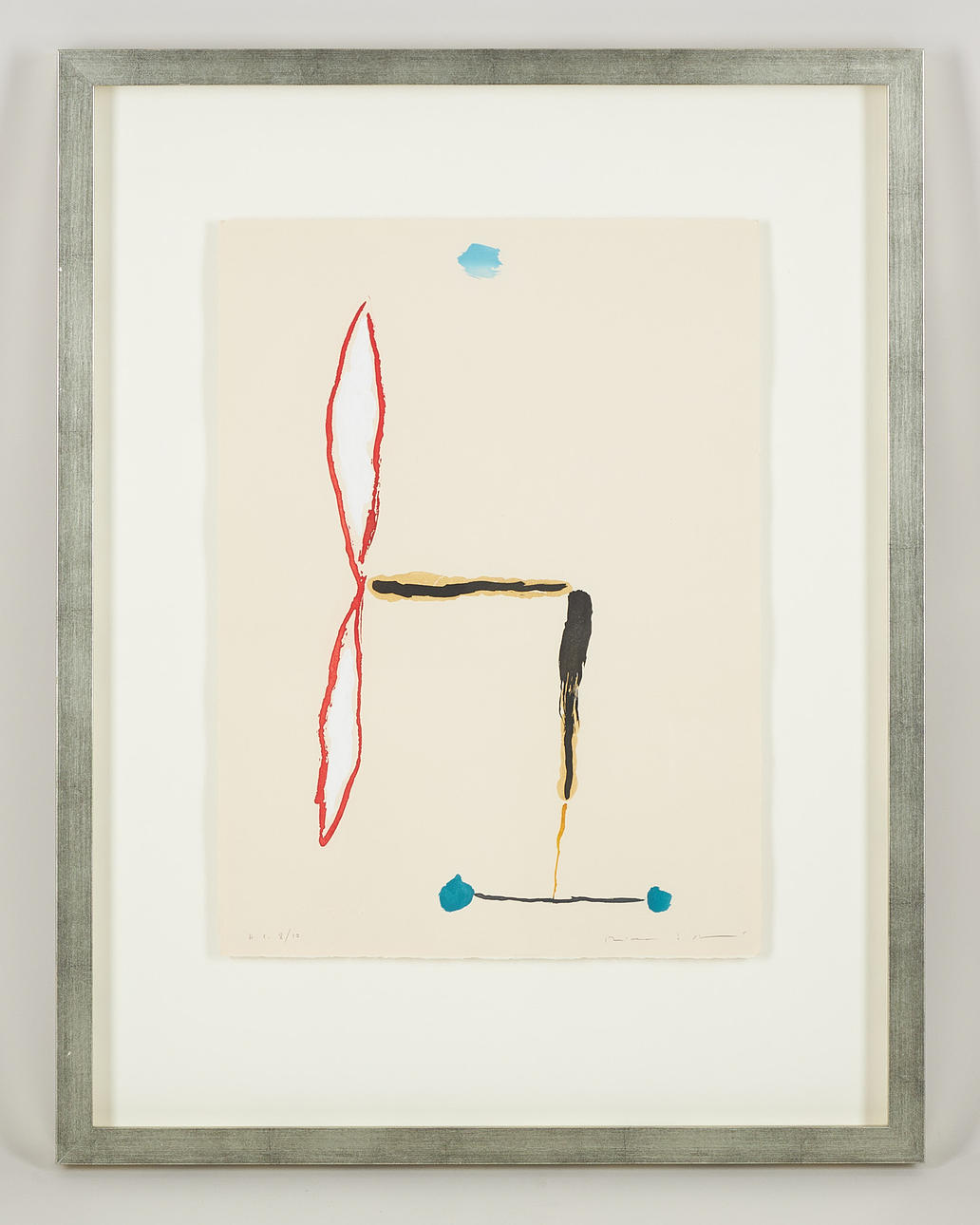 JOSEPH RIERA I ARAGO (1954). Composition, signed, lithograph, H.C. 10.8.