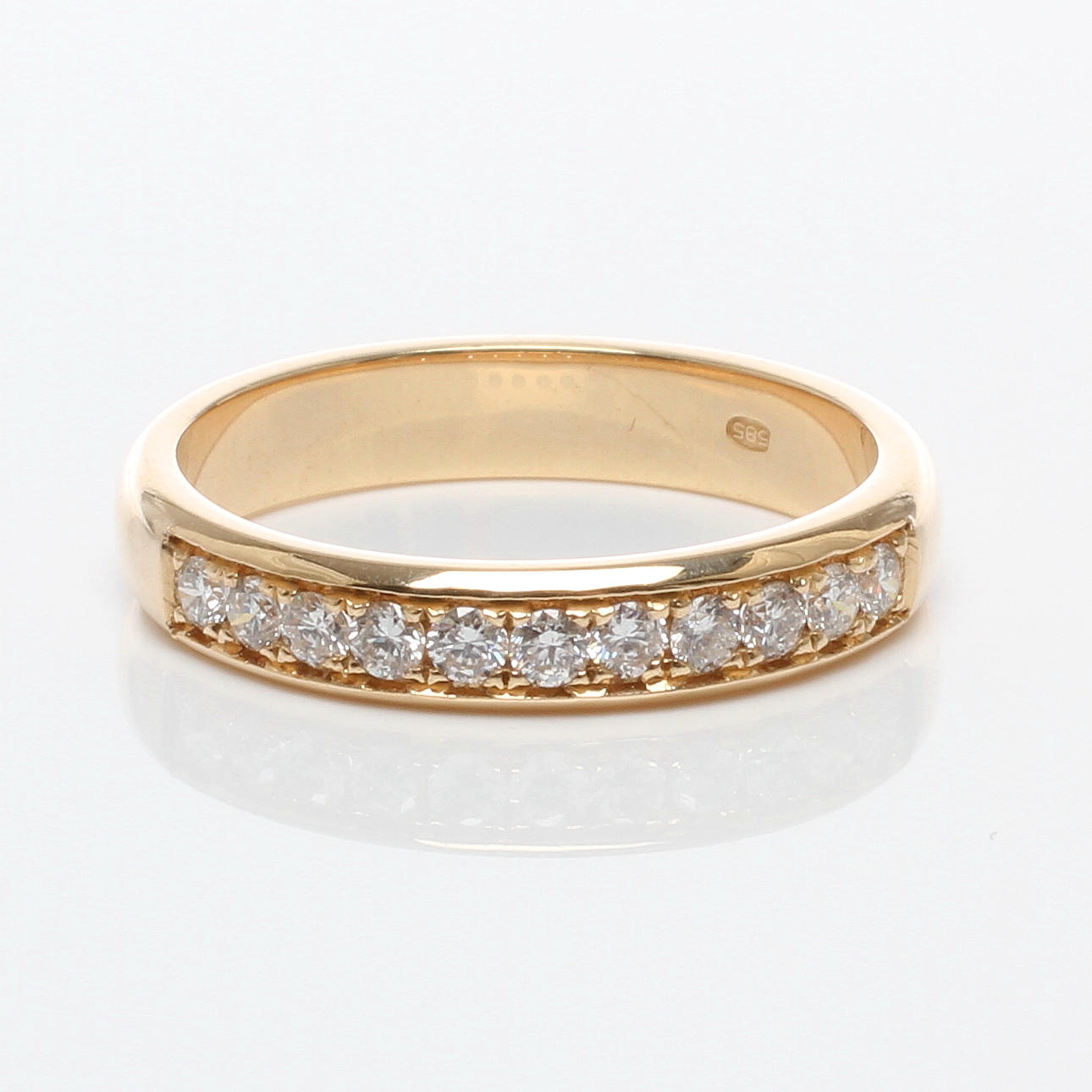 RING, 14k guld med diamanter om totalt ca 0,33ct, 2000-tal.