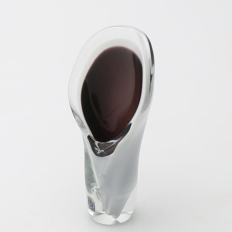 VAS, glas, "Coquille", Paul Kedelv, Flygsfors, signerad och daterad -56.