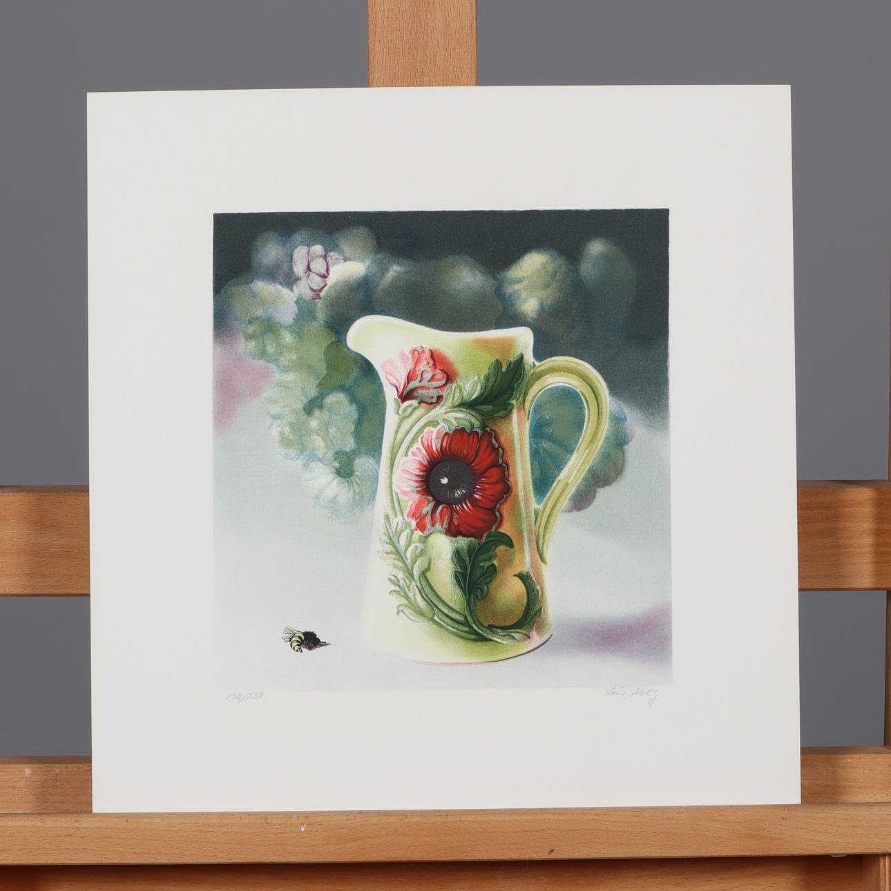 LISA NETZ. LITHOGRAPH IN COLOURS, signed, numbered 190/250.