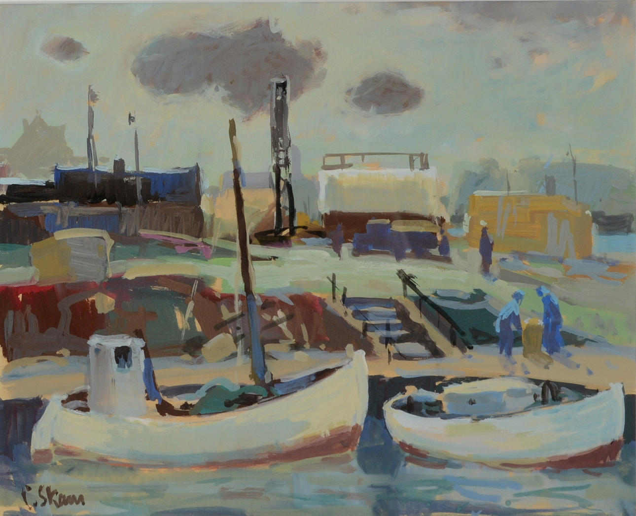 ESKIL SKANS. Gouache.