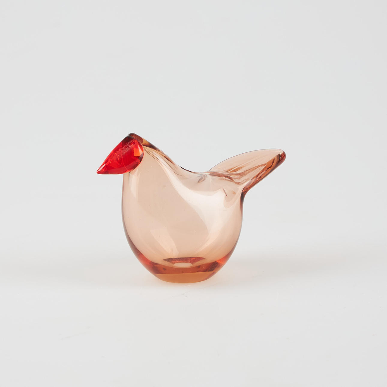 OIVA TOIKKA. A 'Sieppo' glass bird, model/trial, unsigned