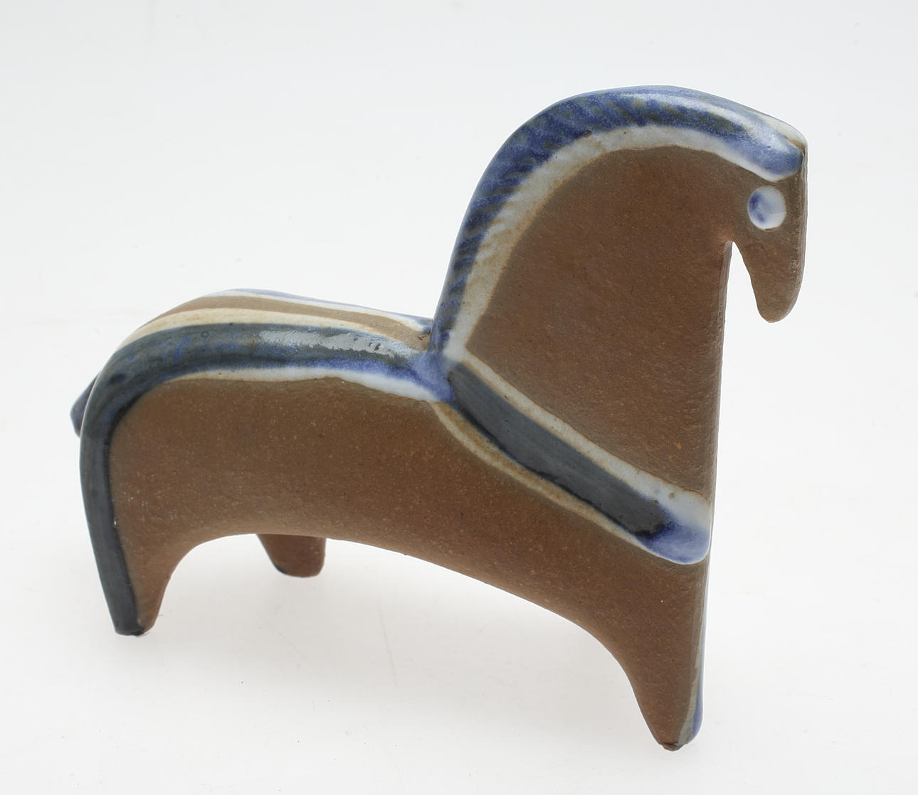 FIGURIN i stengods,"Häst" ur serien "Lilla Zoo" Lisa Larson, Gustavsberg.