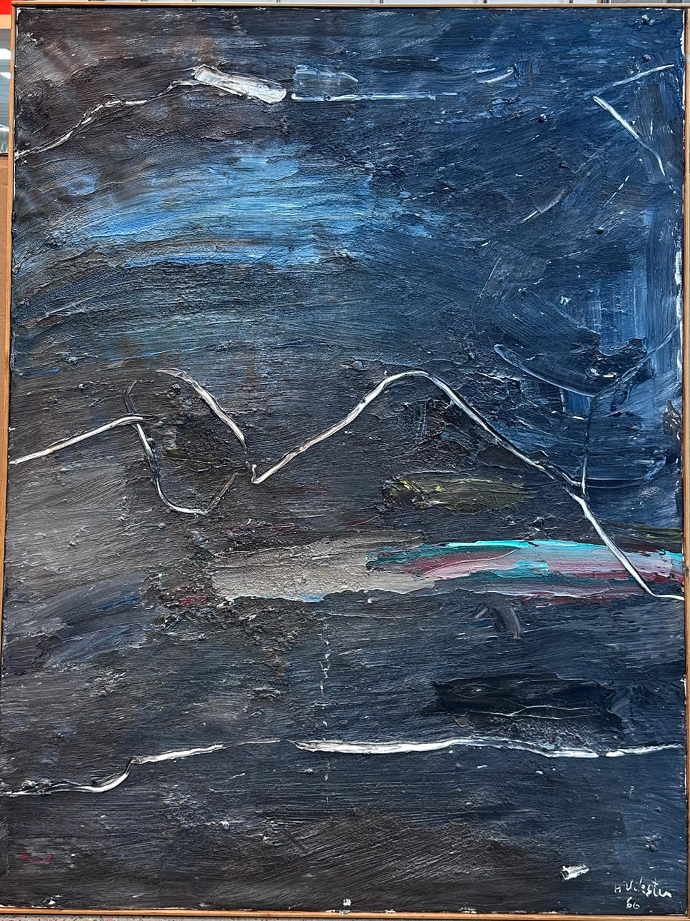 HANS VIKSTEN. Olja på duk.