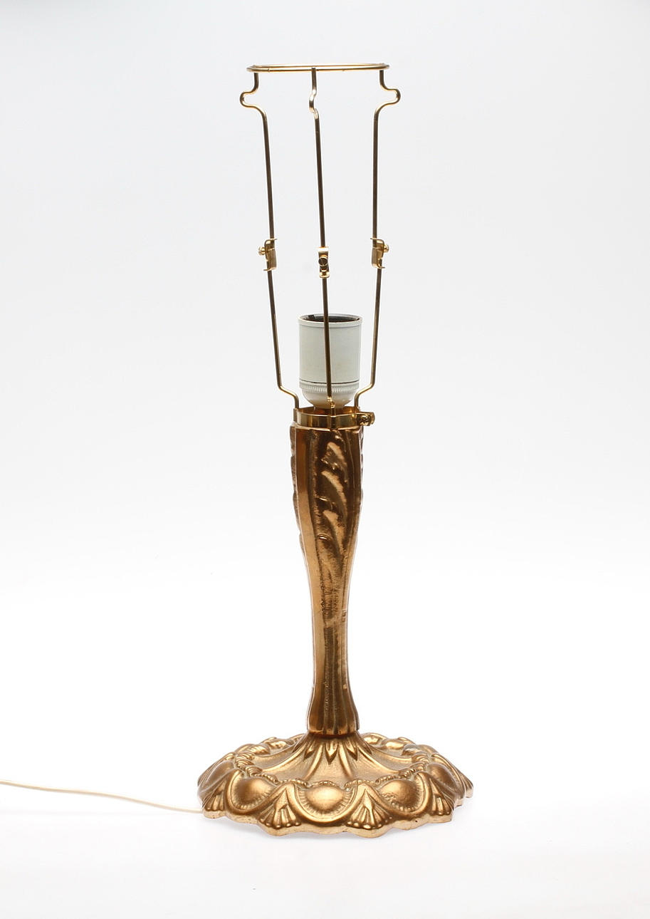 LAMPFOT, mässing, Bersbo 1984.