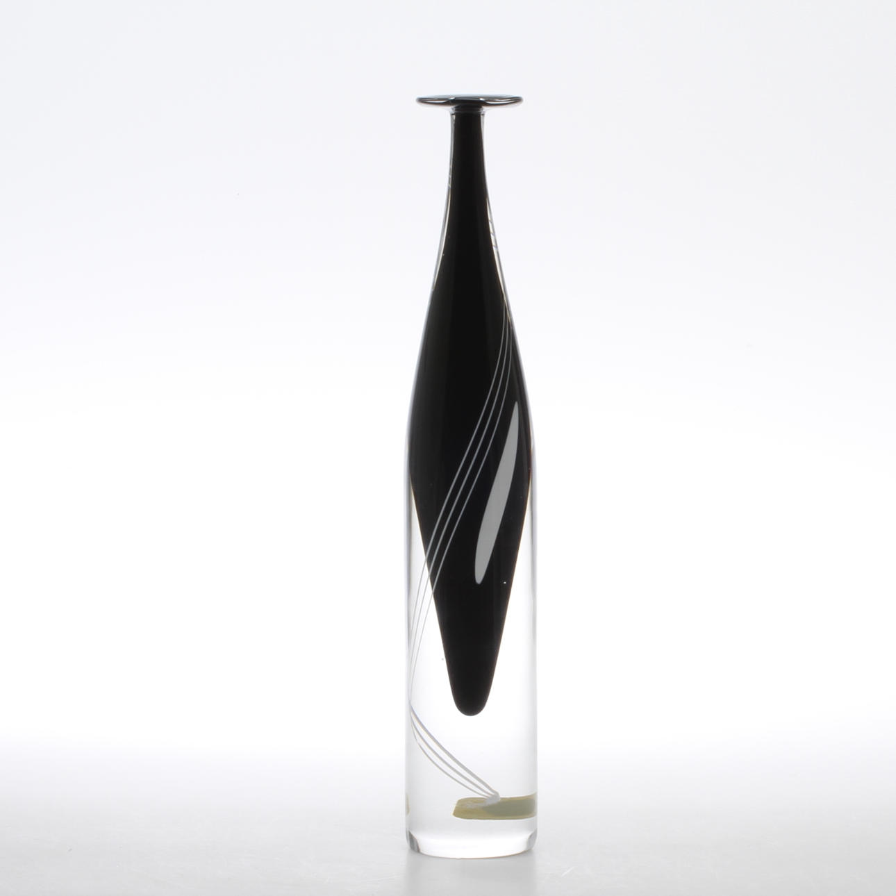 VAS, glas, Klas Göran Tinbäck, Kosta Crystal Collection, signerad.