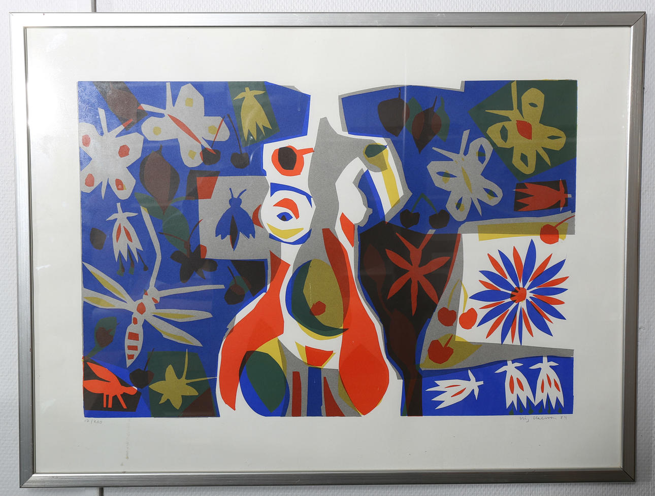 STIG CLAESSON. Litografi, numrerad 17/200, signerad, daterad -84.