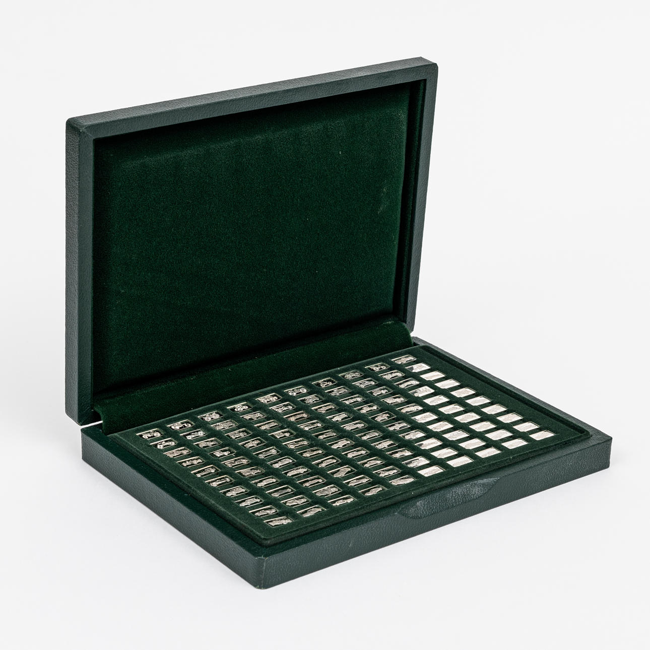 SØLVMINIATURER, De 100 største biler, sterlingsølv, Franklin Mint.