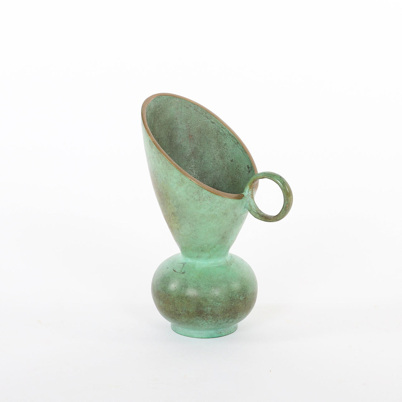A bronze vase, Böwi, 1930s, Sweden.