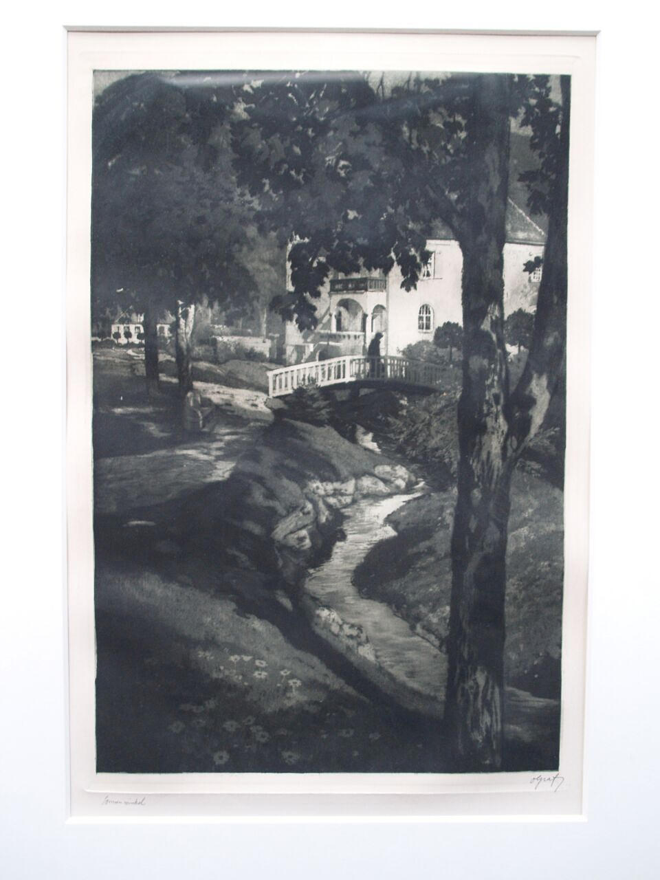 OSKAR GRAF. etsning.