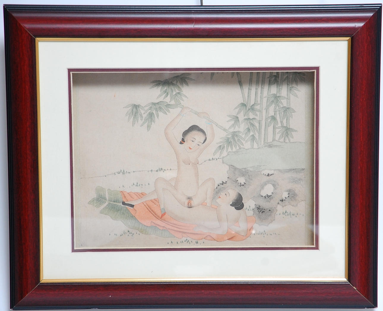 EROTISK AKVARELL , Kina.