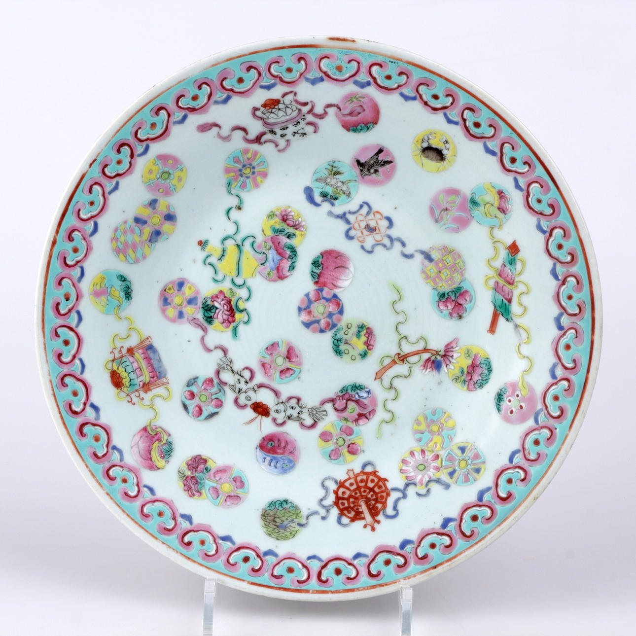 FAT, porslin, Kina, 1800-tal.