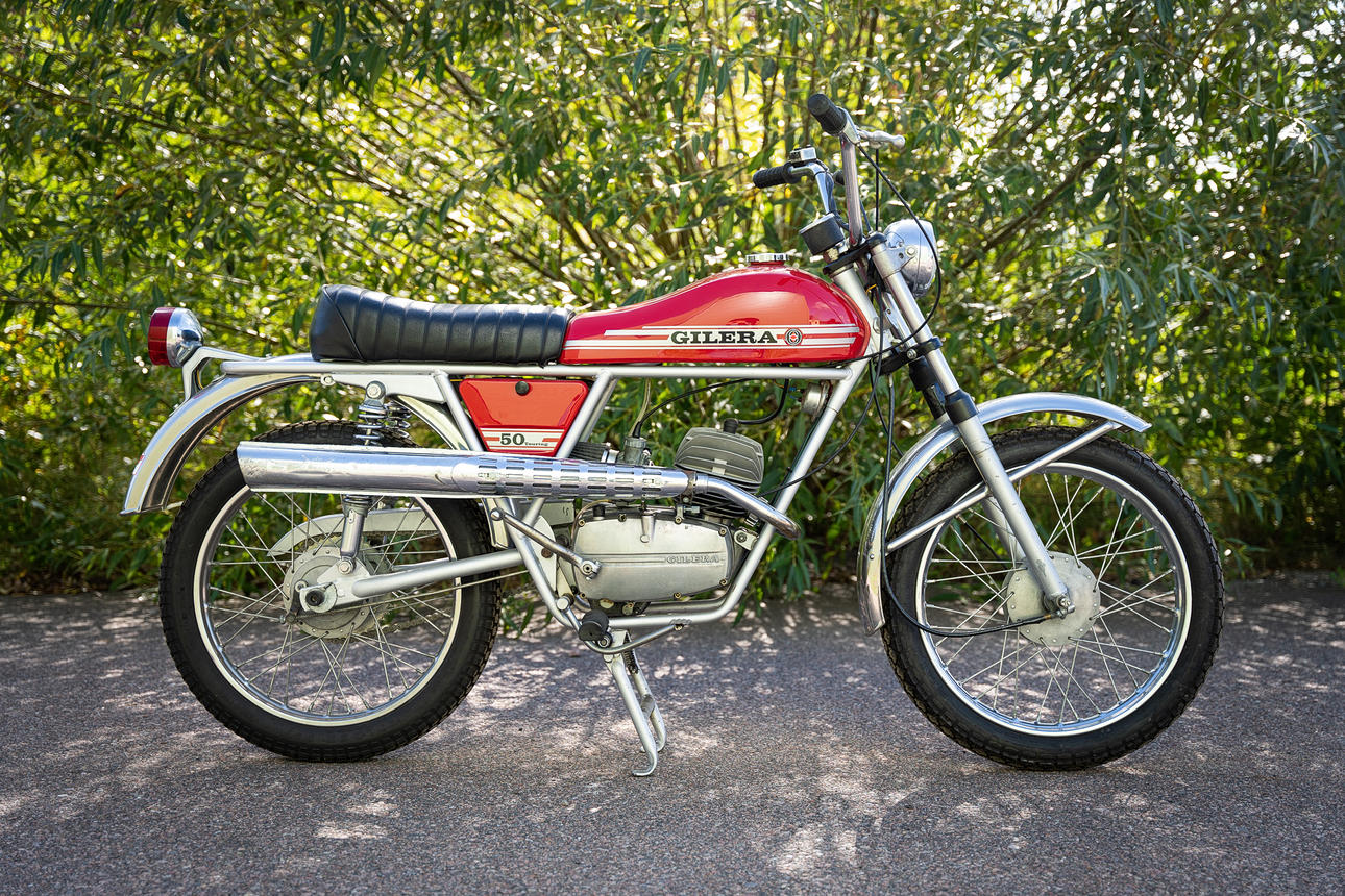 GILERA, modell 50 Touring, 1970-tal.