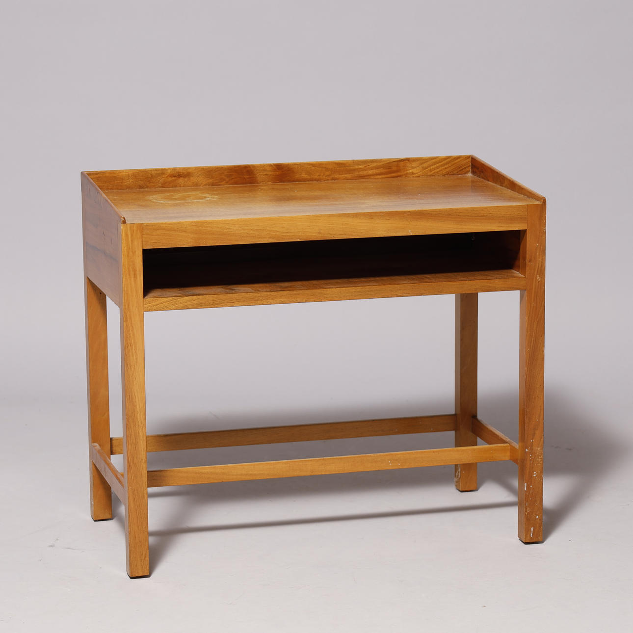 Side table with partially curved edge, mahogany, Dansk Joinkermester, Denmark.