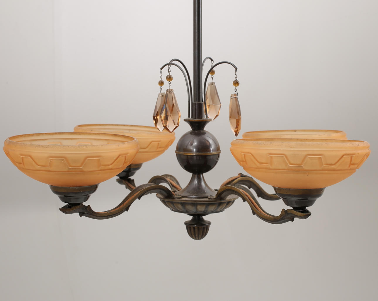 TAKLAMPA, fyra ljuspunkter. 1930/40-tal.