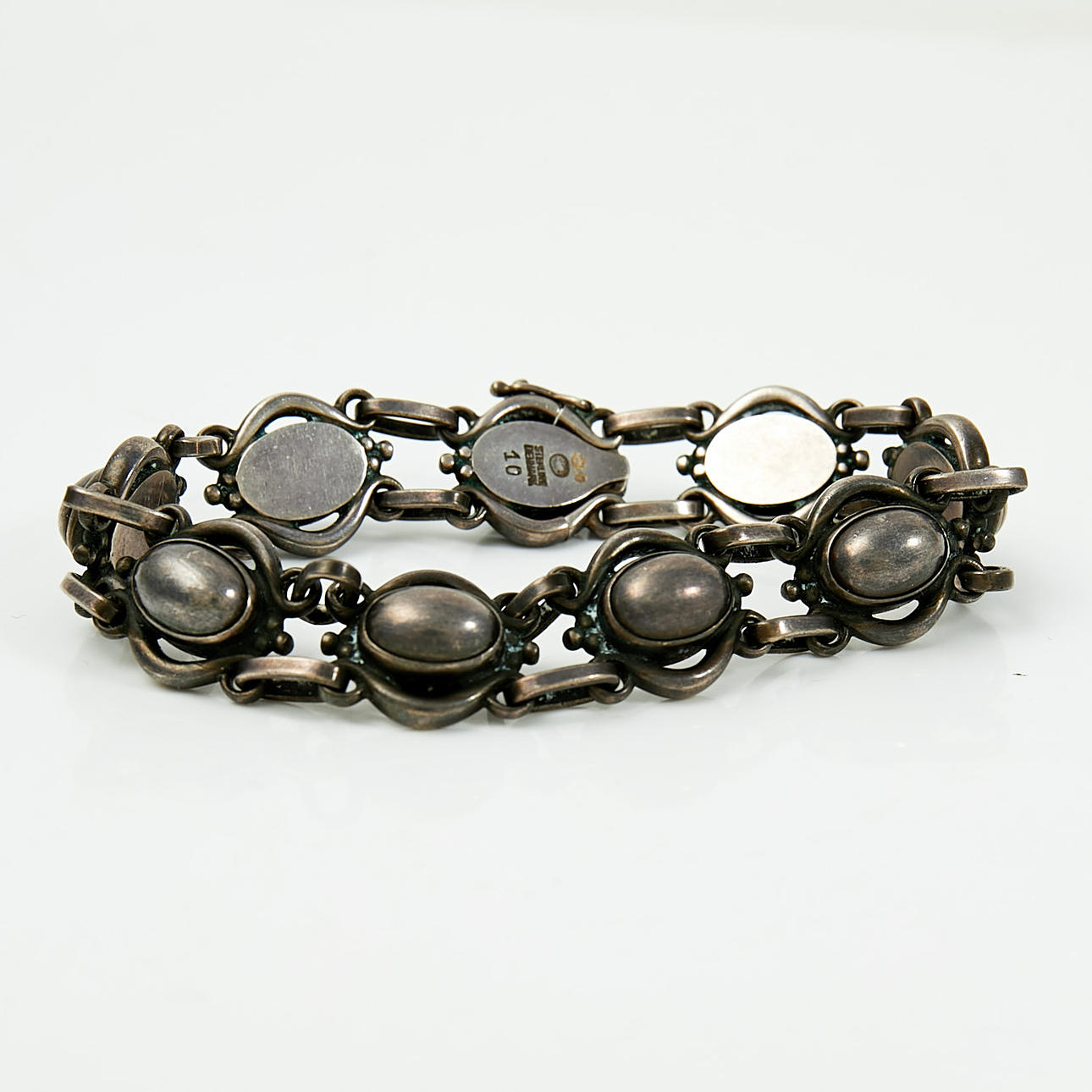 GEORG JENSEN. bracelet, no 10, sterling silver, Denmark.