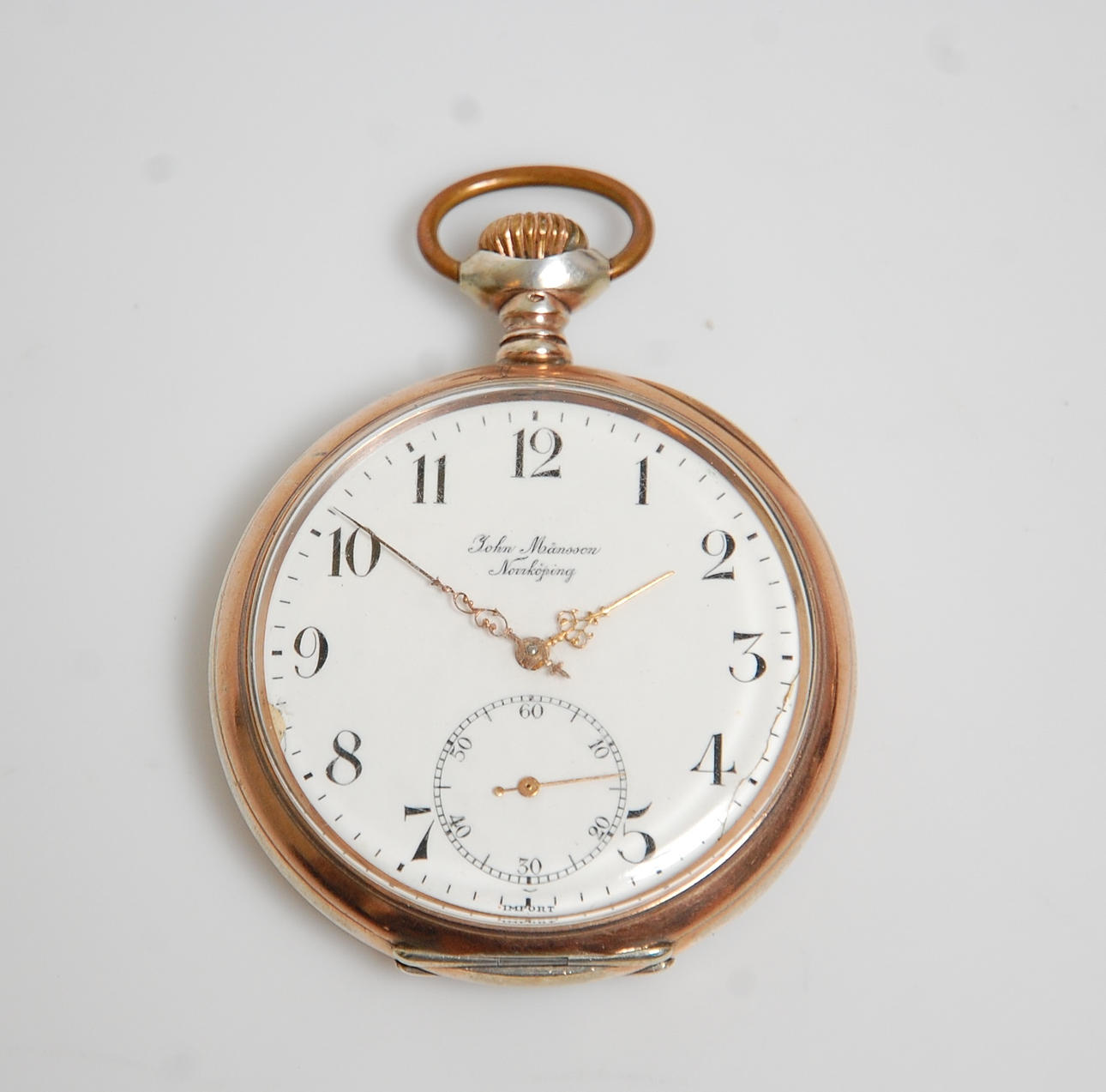 POCKET WATCH, Ancre, silver, early 20th century.