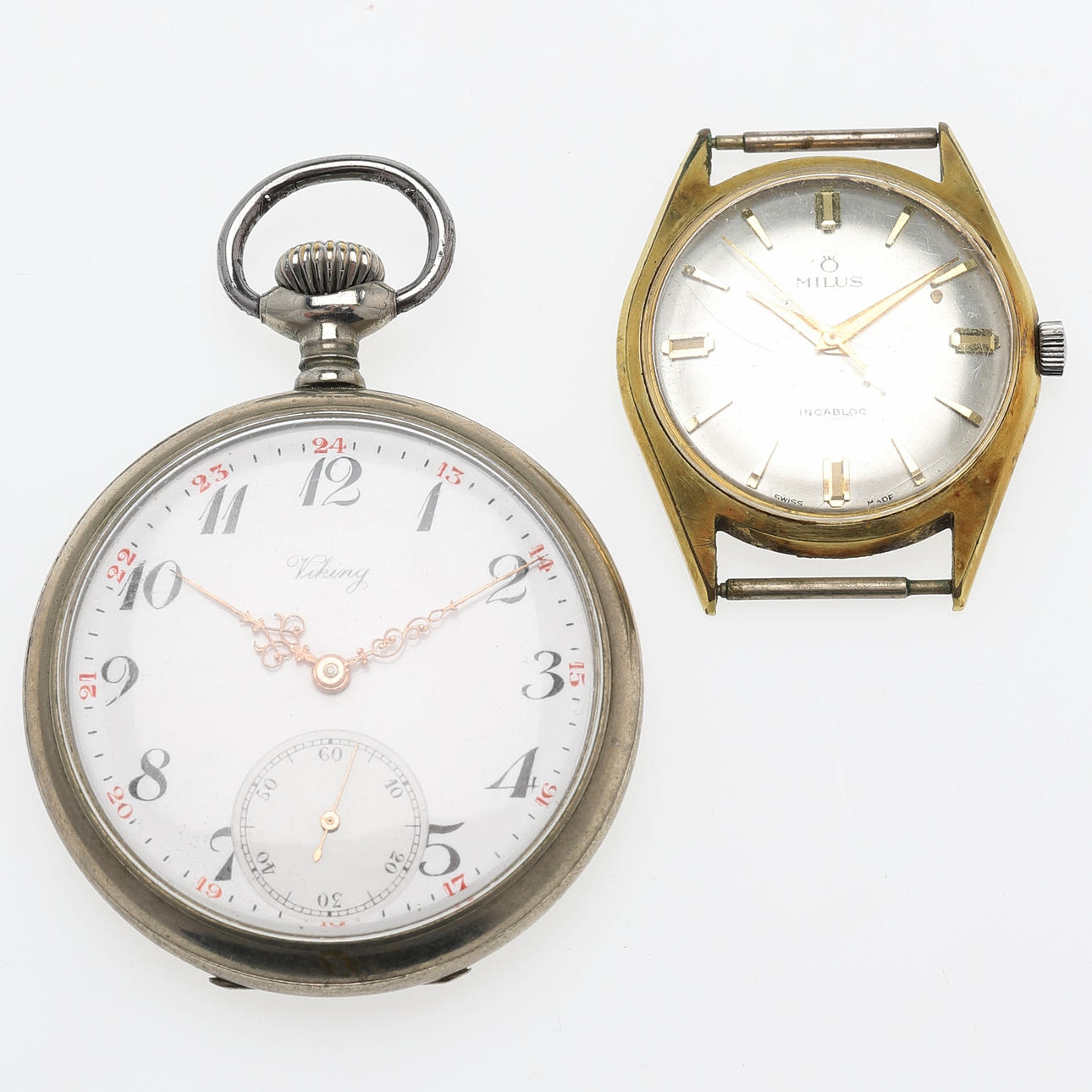 ARMBAND- & TASCHENUHREN, Milus & Viking.