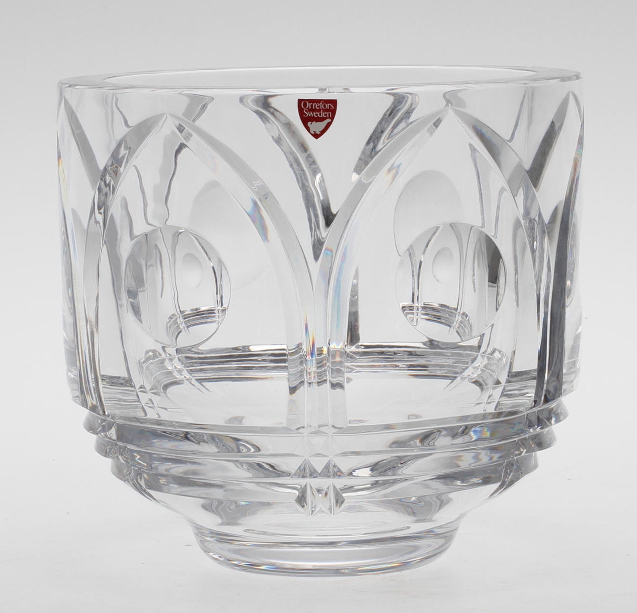 SKÅL, glas, Olle Alberius, Orrefors, sign.