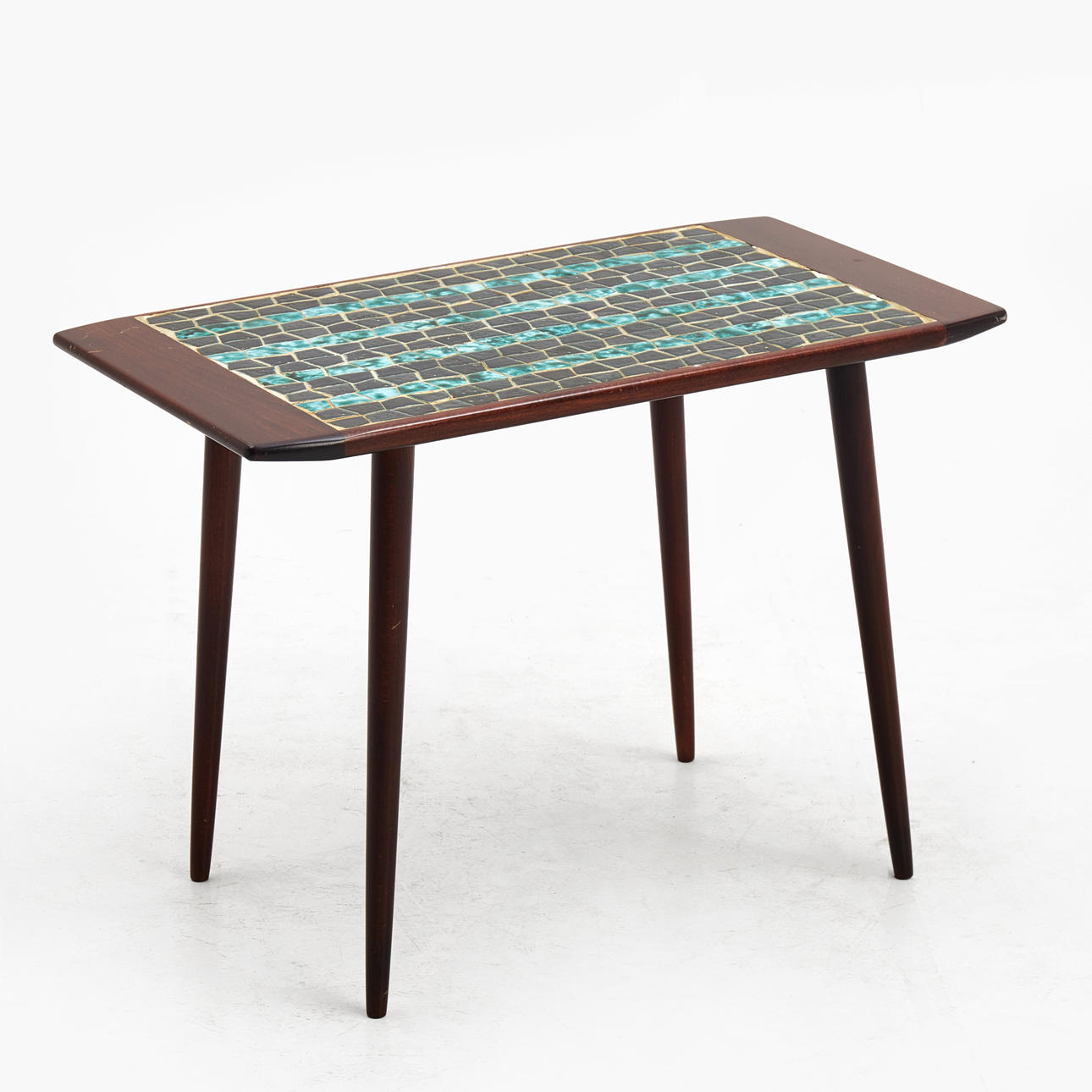 Ein Mosaik-Couchtisch aus den 1950er Jahren.