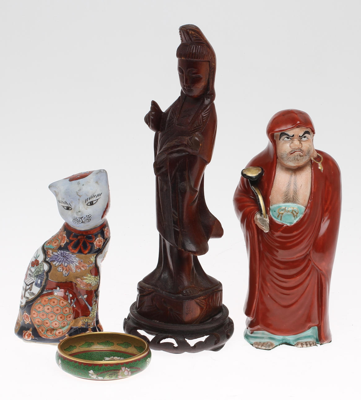 FIGURINER, 3 st, SKÅL, Kina.