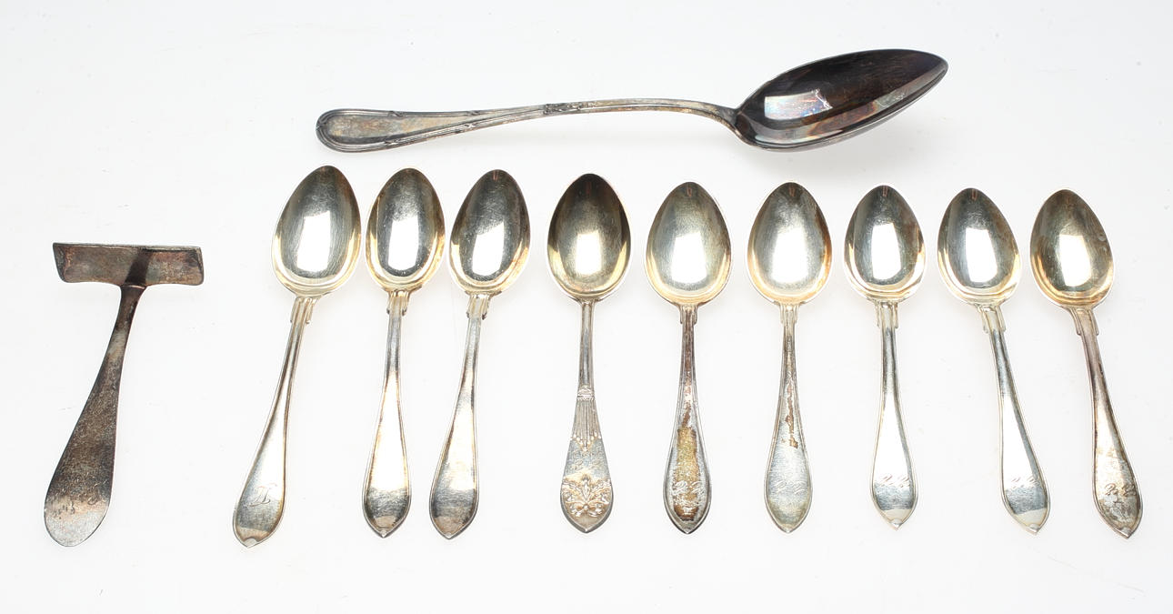 SILVERSKEDAR M M, 11 delar, 1900-tal.