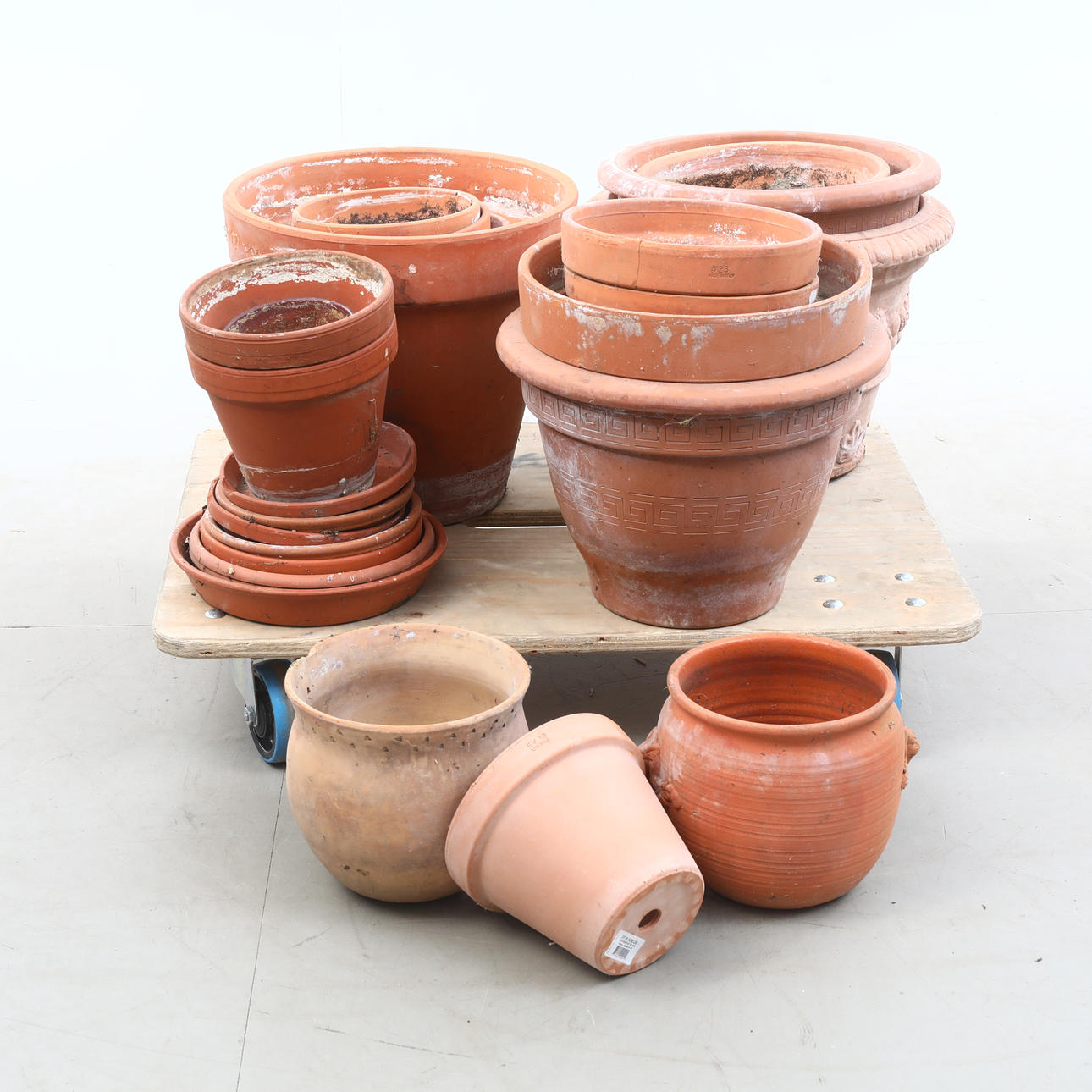 PLANTER/TERRACOTTA, og, BLOMSTERFAD, 27 stk.