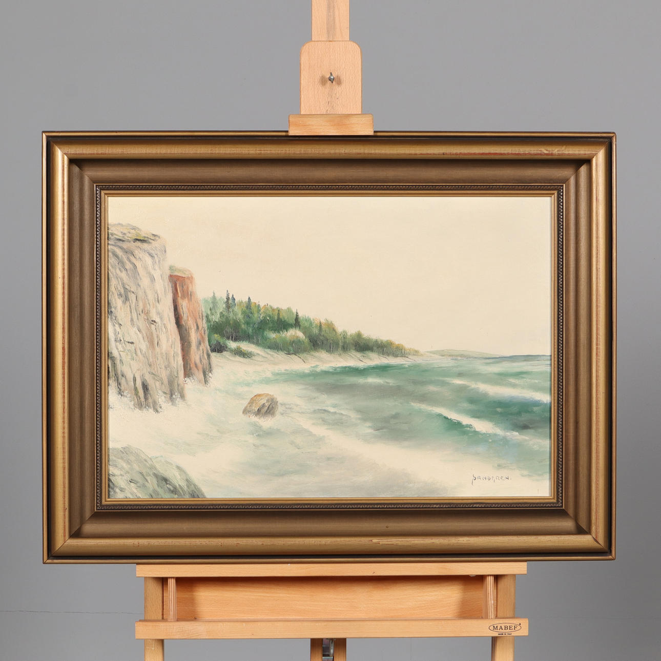 STEN STURE SANDGREN. OIL ON CANVAS, signed.