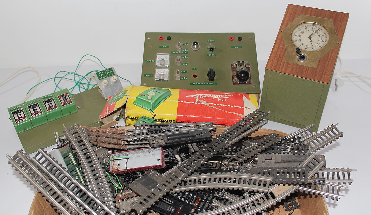 FLEISCHMANN, tågbana med manöverbord.