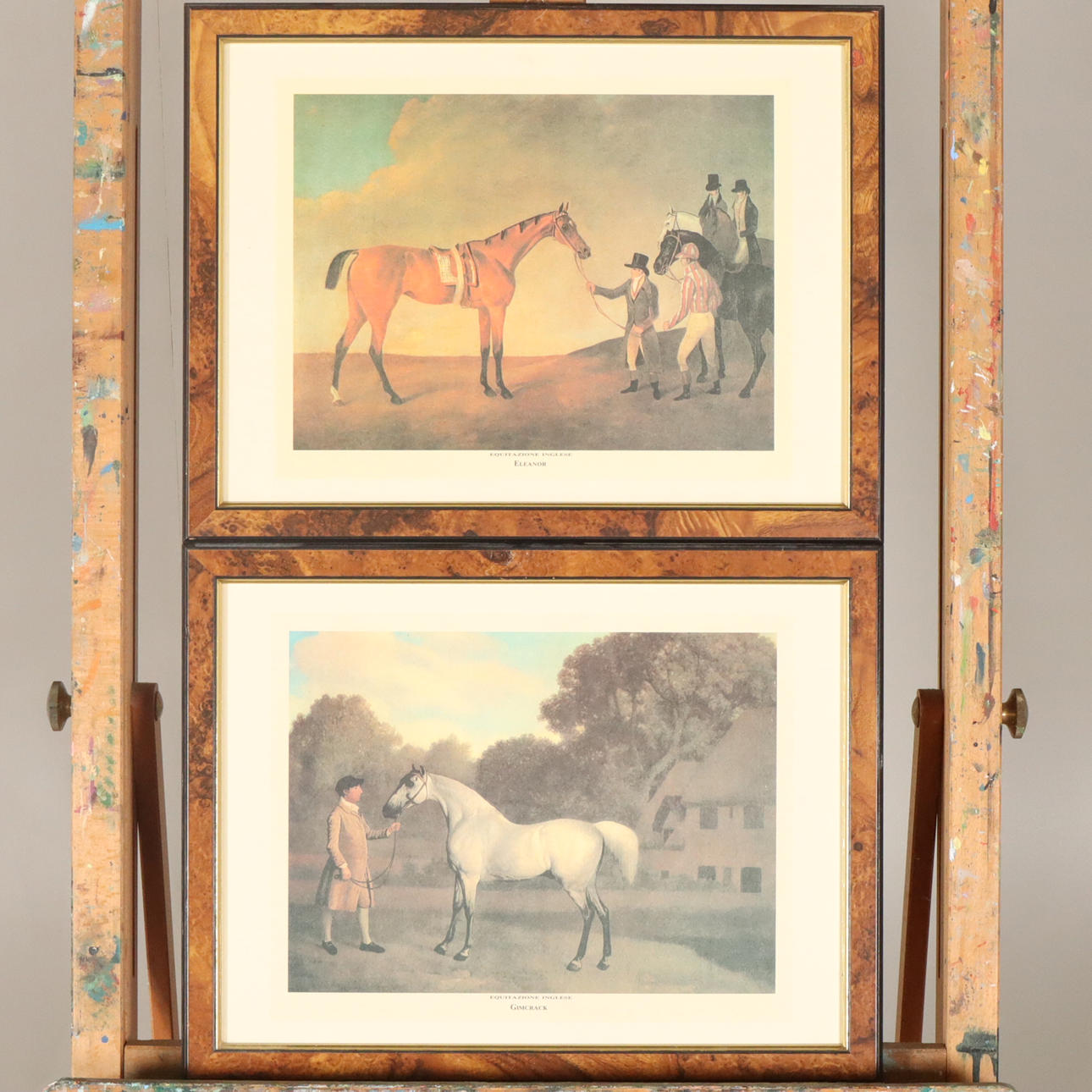 TRYCK 2 st Engelsk stil.