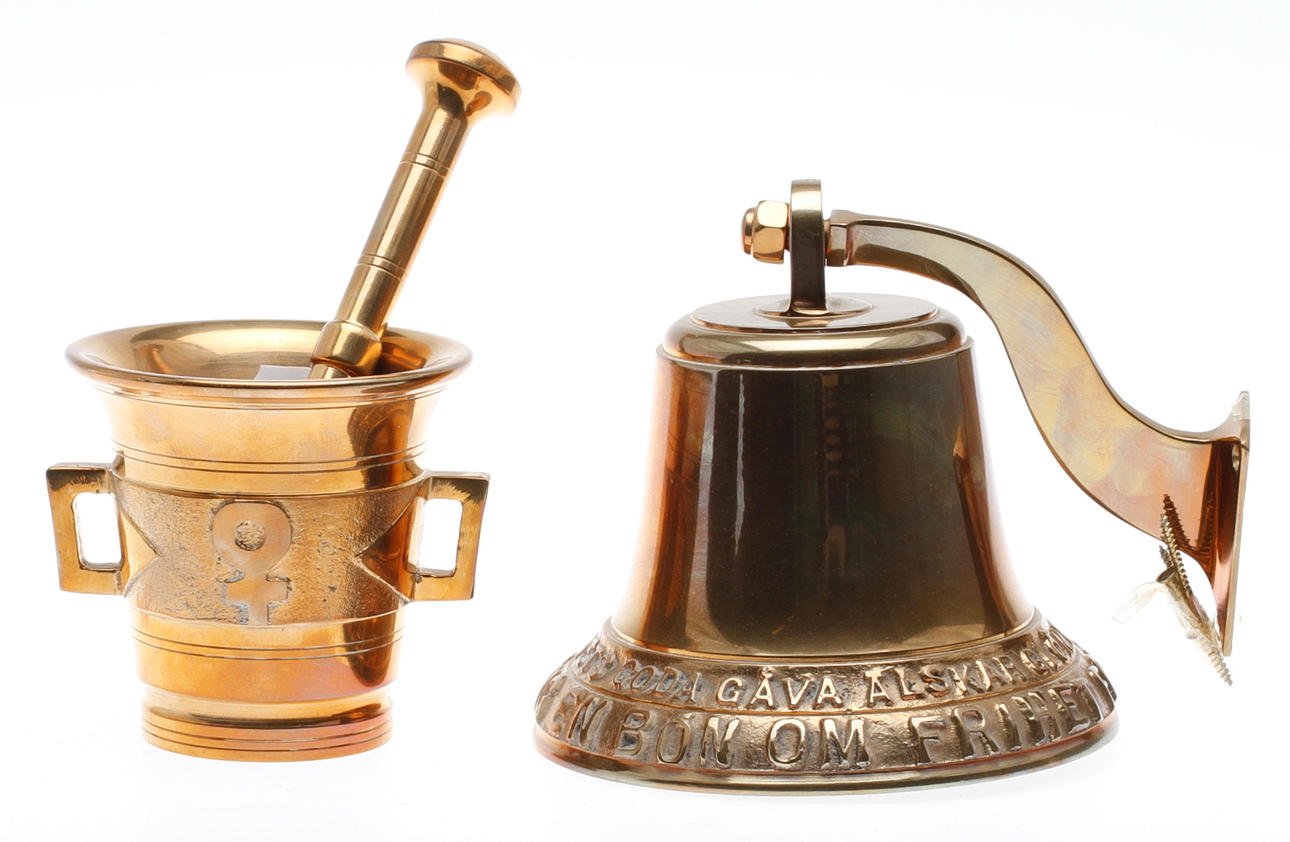 MORTEL MED STÖT och KLOCKA, malm, Bersbo.