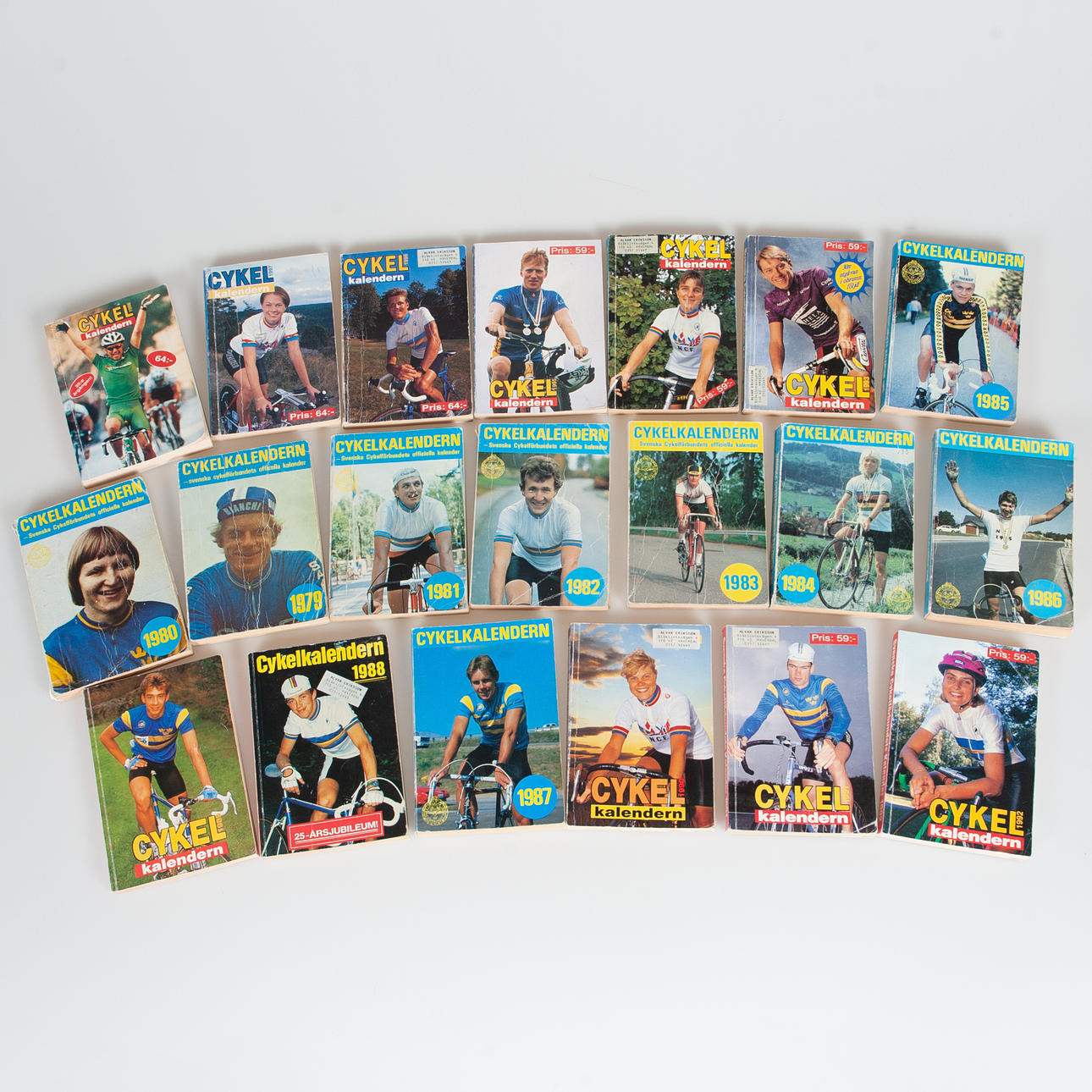 Pyöräilykalenteri. 80-90-luku.